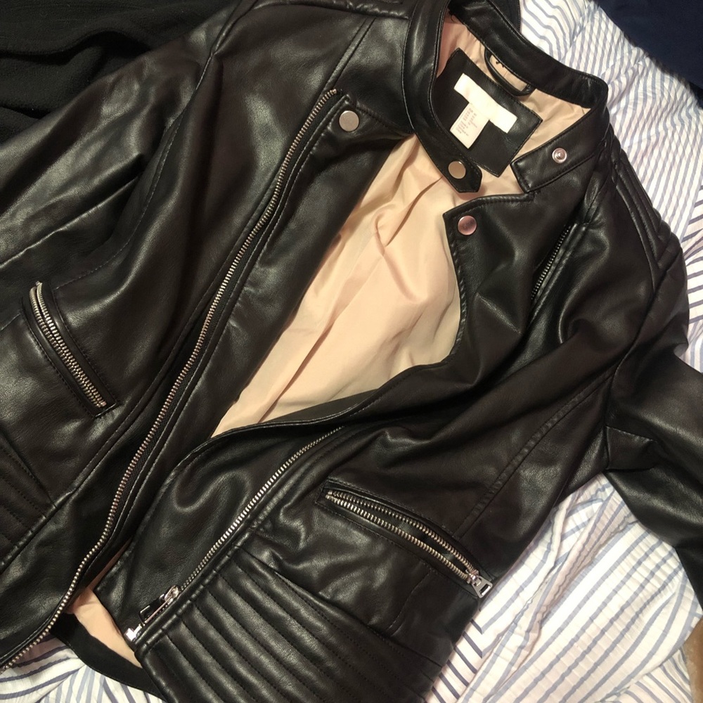 Faux Leather Jacket